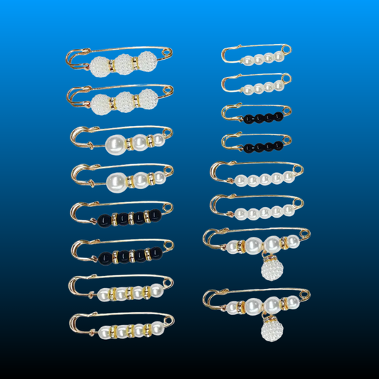 16 Counts Pearl Brooch Pins