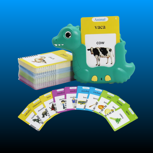 Dinosaur Talking Flash Cards with Interactive Learning Stickers