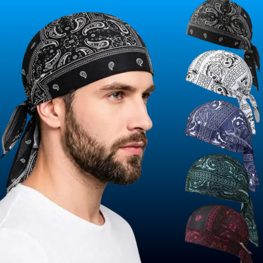 5-Pack Paisley Print Bandana Set