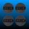 Soft Rubber Shower Scrubber (4 Pack)