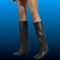 Wide Calf Knee High Stiletto Boots