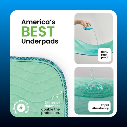 Reusable Heavy Absorbency Bed Protection Pads for Kids