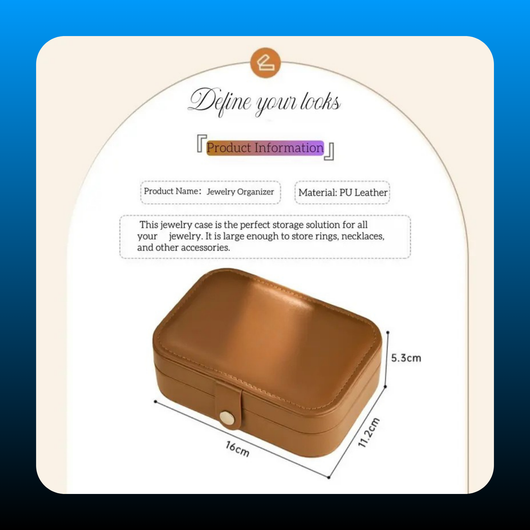 Synthetic Jewelry Storage Unit