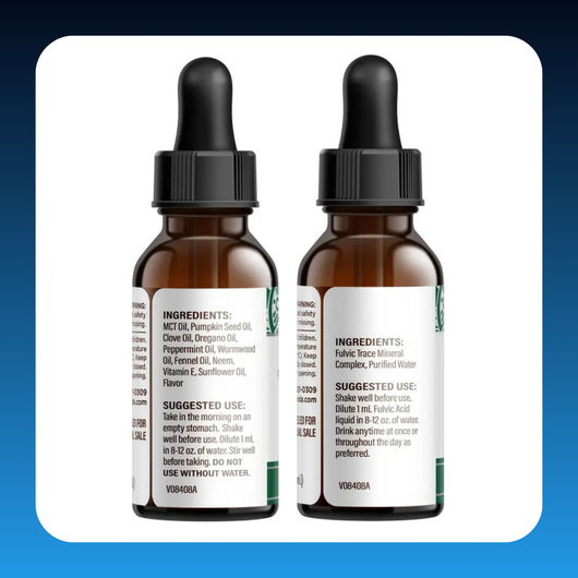 Fulvic Acid Blend with Natural Blend of Wormwood