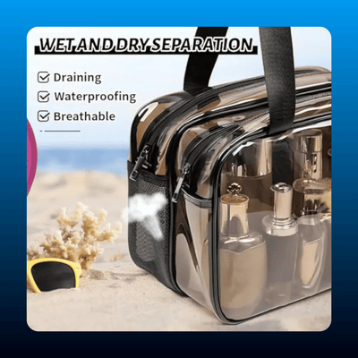 2-in-1 Clear Toiletry Bag