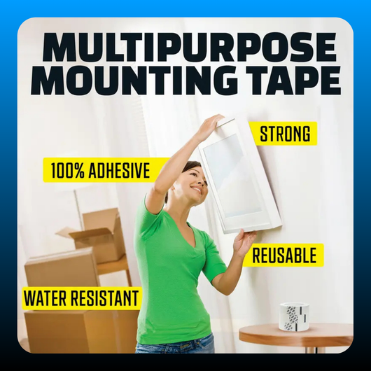 Heavy-Duty Double-Sided Nano Adhesive Tape (10 ft)
