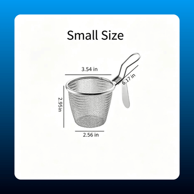 Stainless Steel Fine Mesh Strainer Basket
