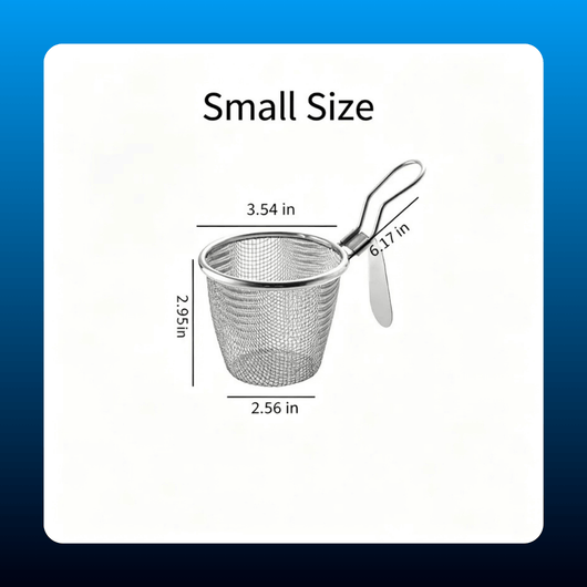 Stainless Steel Fine Mesh Strainer Basket