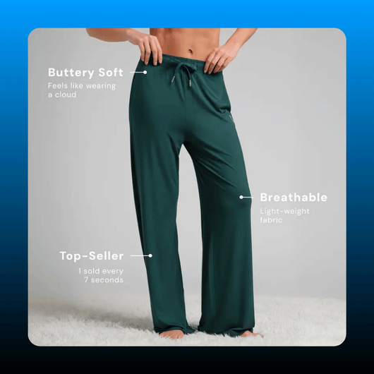 Relaxed Straight Leg Lounge Pants