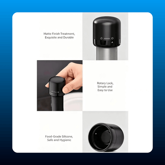 Self-Locking Wine Stopper
