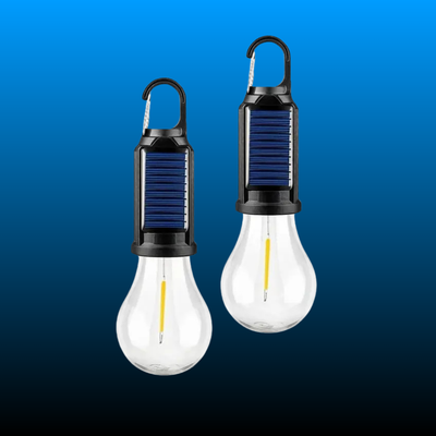 Waterproof Clip Hook Solar Outdoor Lights (2 Pack)