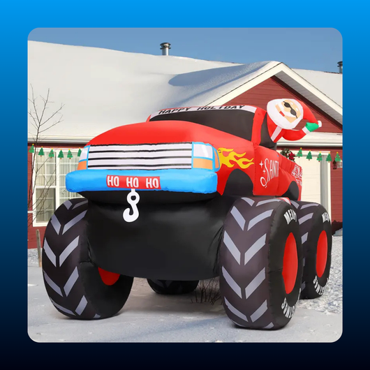 Inflatable Halloween Monster Truck