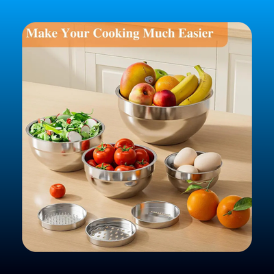 6 Piece Mixing Bowl with Lids Set