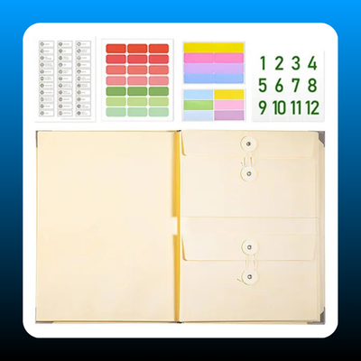 Accordion File Organizer Folder