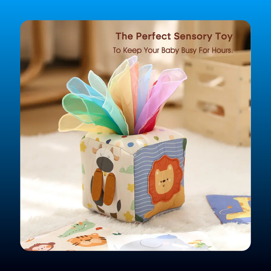 Montessori Soft Cloth Tissue Box
