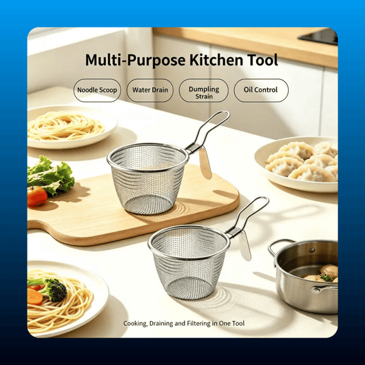 Stainless Steel Fine Mesh Strainer Basket