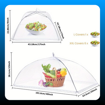 5 Pieces Collapsible Food Cover Set