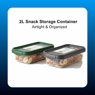 Durable Rectangular Kitchen Food Storage Containers