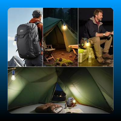 Waterproof Clip Hook Solar Outdoor Lights (2 Pack)