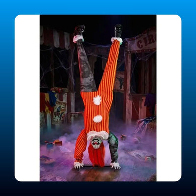 Animated Handstanding Clown Prop