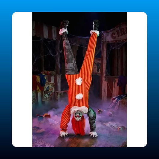 Animated Handstanding Clown Prop