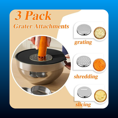 6 Piece Mixing Bowl with Lids Set