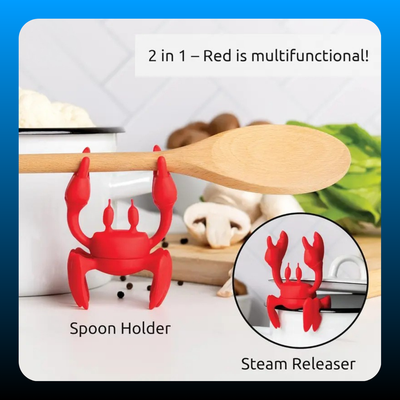 Crab Silicone Utensil Rest