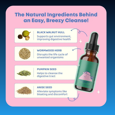 Natural Digestive Support Liquid Cleanse Drops for Kids