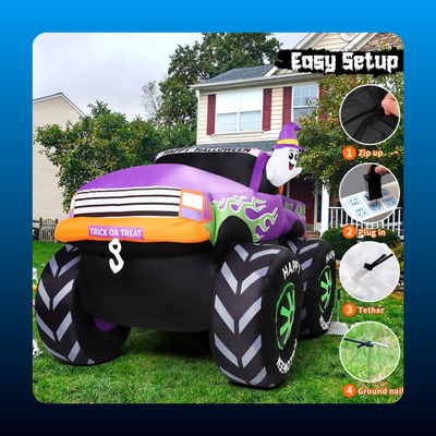 Inflatable Halloween Monster Truck