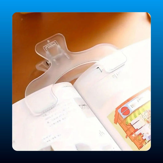 Clear Hands Free Book Page Holder