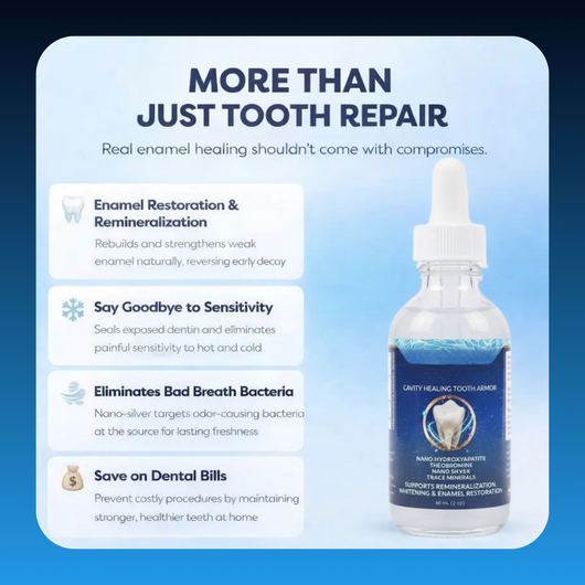 Oral Care Drops for Sensitive Teeth & Anti-Cavity Support