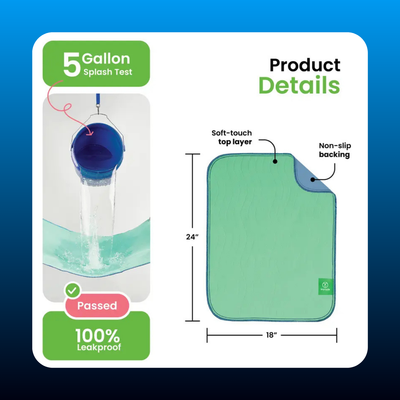 Reusable Heavy Absorbency Bed Protection Pads for Kids