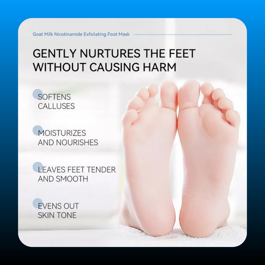 Goat Milk Essence Foot Mask (10 Pack)