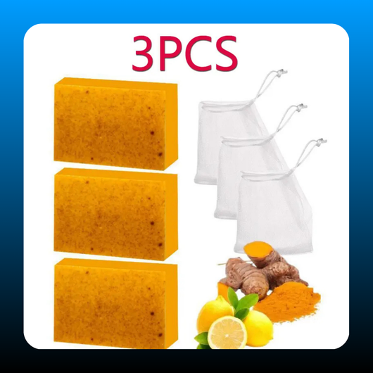 3pcs Honey Glow Lemon Turmeric & Kojic Acid Brightening Soap