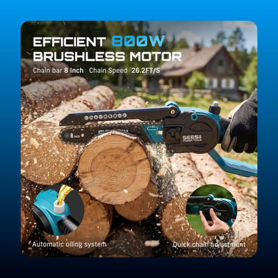 Cordless Pole Saw and Blower Combo Kit