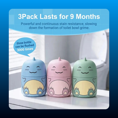 Scented Toilet Bowl Cleaner Blocks (3 Pack)