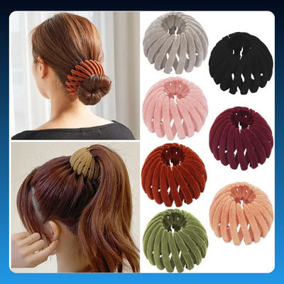 Bohemian Style Bird Nest Magic Hair Clips (7 Pack)