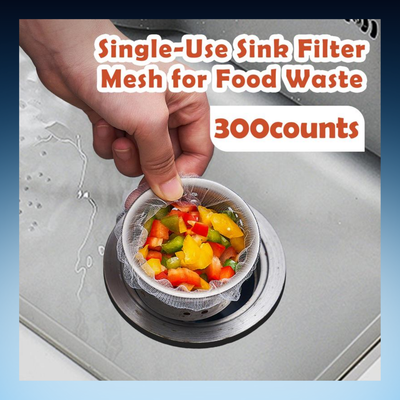 Disposable Sink Strainer Mesh Bags – 300 Count