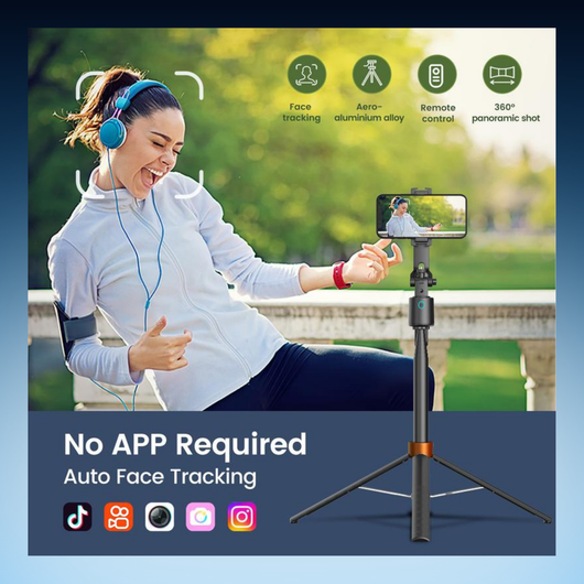 Auto Face Tracking Selfie Tripod