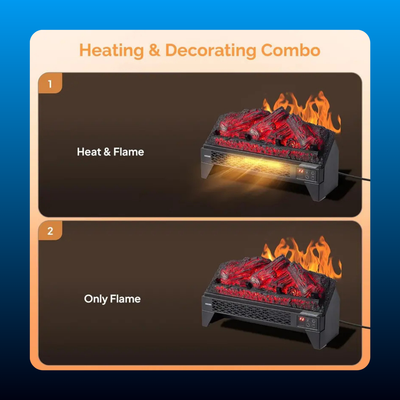 Electric Fireplace Log Insert