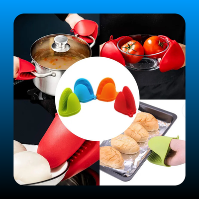Silicone Cooking Pinch Grips (4 Pack)
