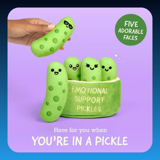 Emotional Support Pickle Plushies