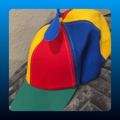 Rainbow Propeller Beanie Cap