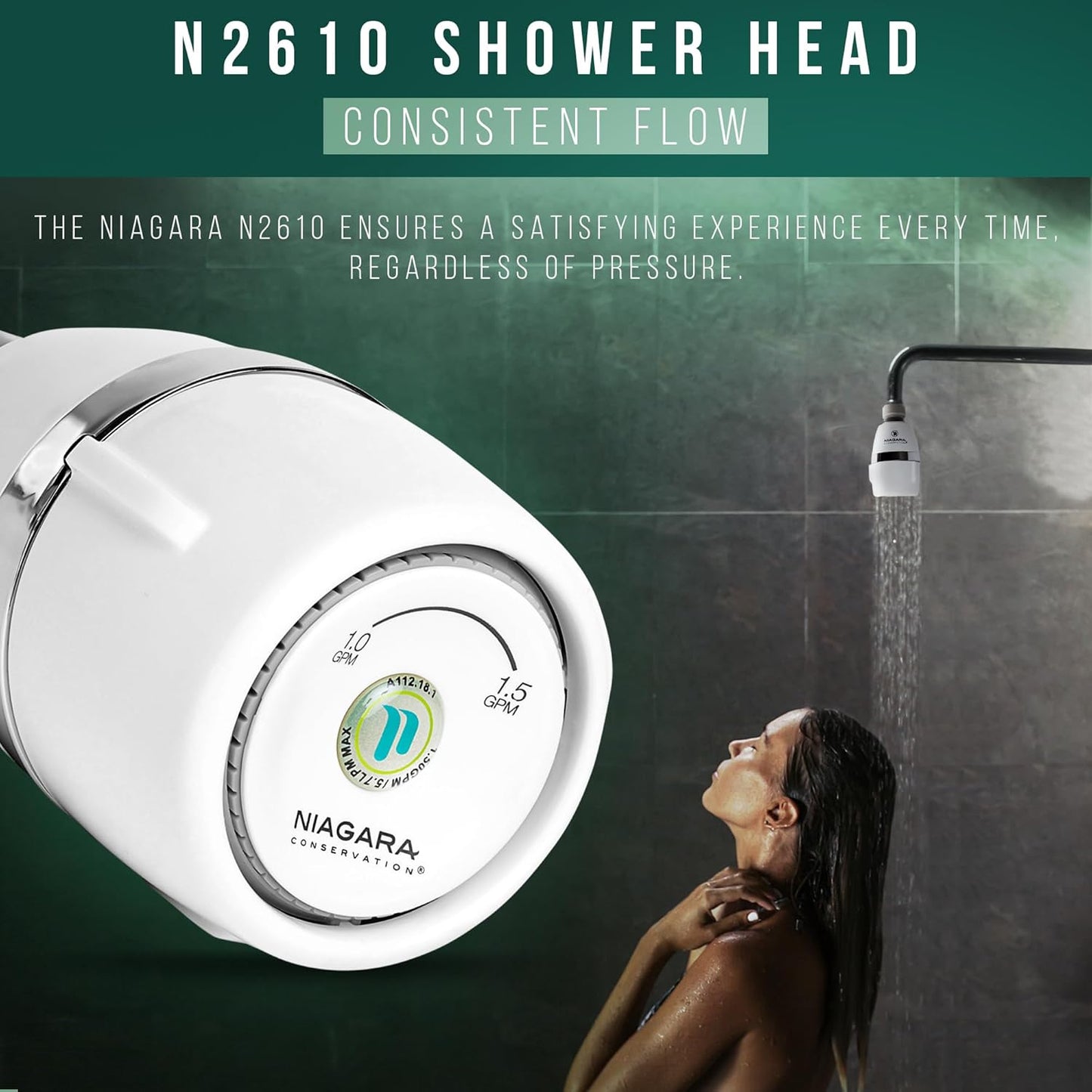 EcoPulse Water-Saving Shower Head