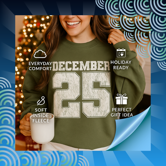 Retro Christmas Crewneck Sweatshirt