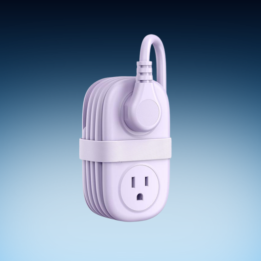 Portable Travel Power Strip with USB