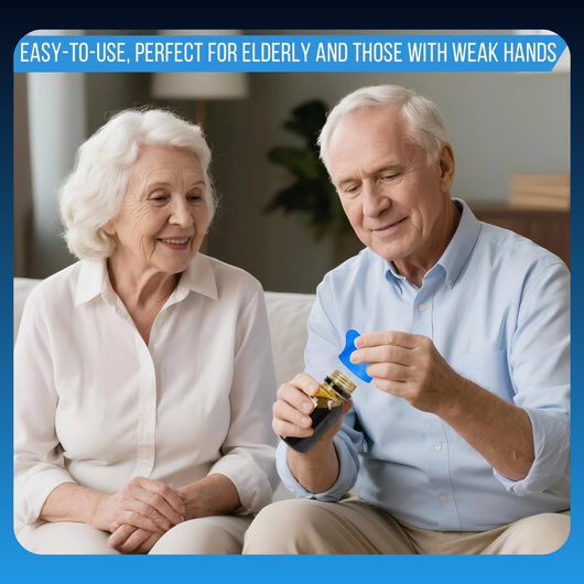 Medicine Bottle Opener with Magnifier & LED Light