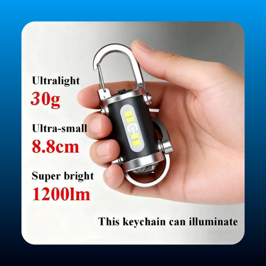 Rechargeable Mini Keychain Flashlight
