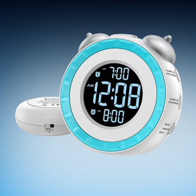 Extra Loud Alarm Clock With Bed Shaker