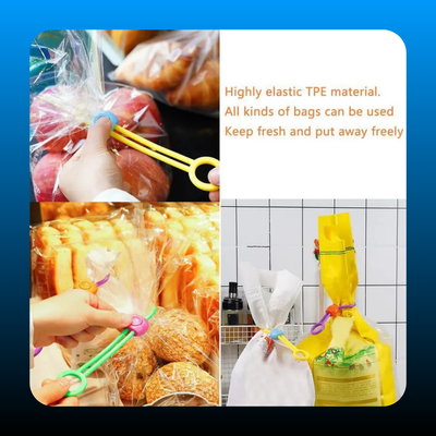 Bag Clips Strap Sealer (6 Pack)